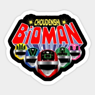 Choudeshi Bioman (english) Sticker